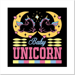 Baby Unicorn Posters and Art